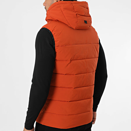 Kymaxx - Chaqueta de plumón sin mangas 268 naranja