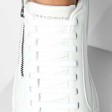 Tommy Hilfiger - Baskets Court Zip 5730 White