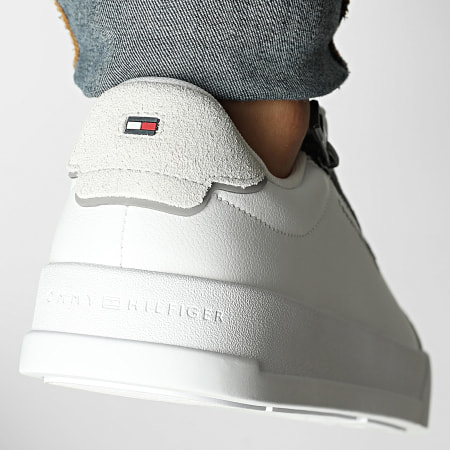 Tommy Hilfiger - Baskets Court Zip 5730 White