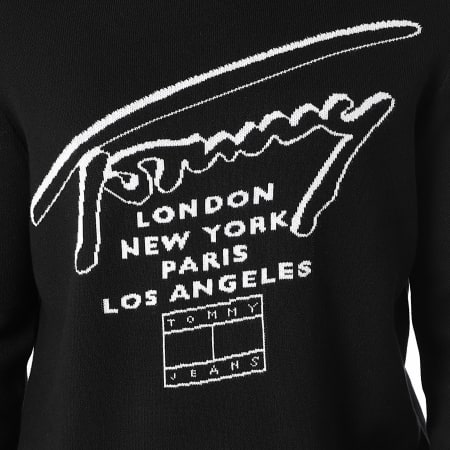 Tommy Jeans - Pull Signature 2253 Noir
