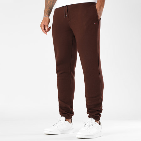 Tommy Jeans - Pantalon Jogging Slim Flag 0473 Marron Foncé