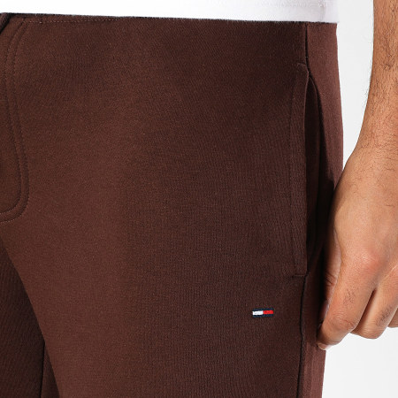 Tommy Jeans - Pantalon Jogging Slim Flag 0473 Marron Foncé