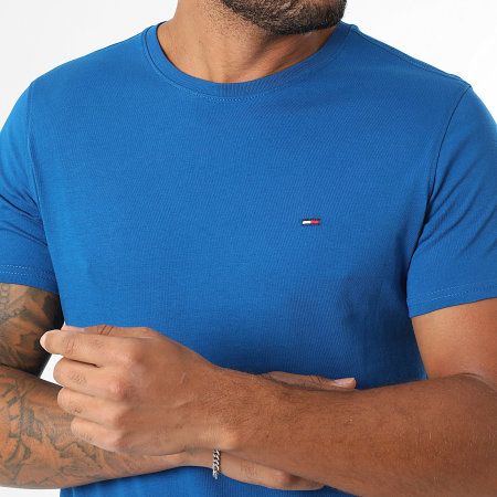 Tommy Jeans - Tee Shirt Slim Jersey 4411 Bleu Roi