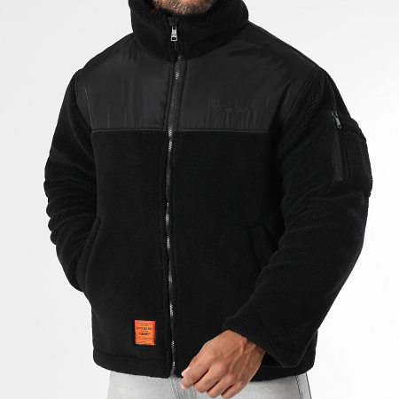 Bombers Original - Veste Zippée Polaire Moncton Noir