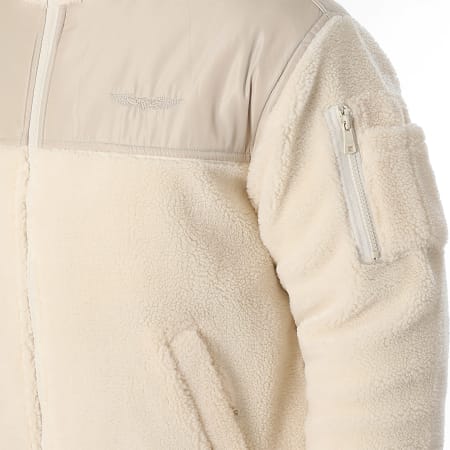 Bombers Original - Veste Zippée Polaire Moncton Beige Clair