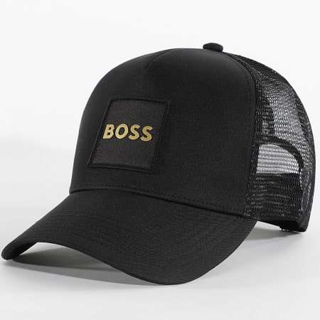 BOSS - Casquette Trucker Elliot 50561205 Noir Doré