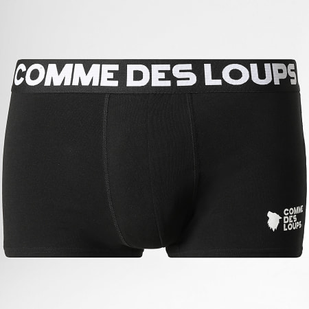 Comme Des Loups - Set Of 3 Classic Black Boxer Briefs