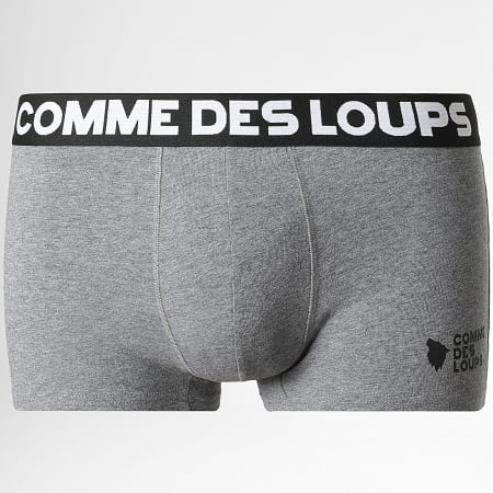 Comme Des Loups - Lot De 3 Boxers Classic Noir Gris Chiné Bleu Roi