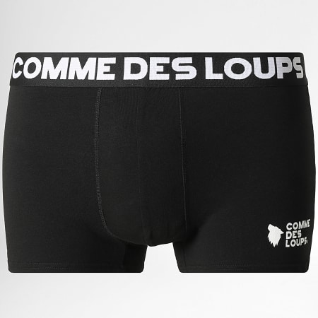 Comme Des Loups - Pack de 3 Boxers Classic Preto Cinza Mesclado Branco