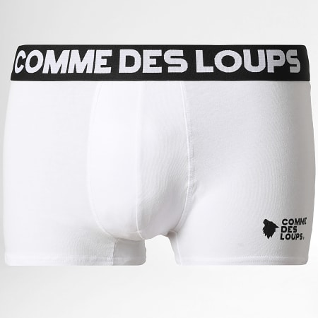 Comme Des Loups - Pack de 3 Boxers Classic Preto Cinza Mesclado Branco