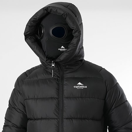 Helvetica - Doudoune Capuche Sniper Noir