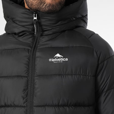 Helvetica - Doudoune Capuche Sniper Noir