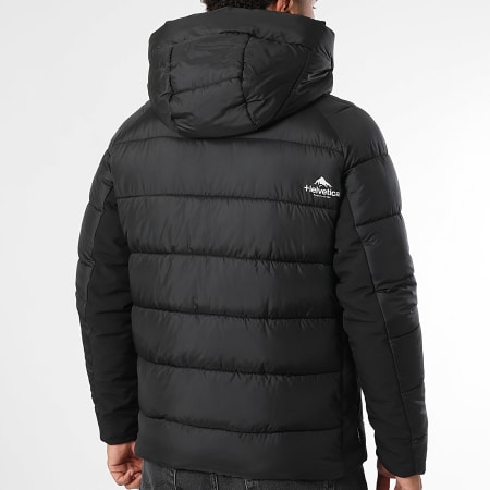 Helvetica - Doudoune Capuche Sniper Noir