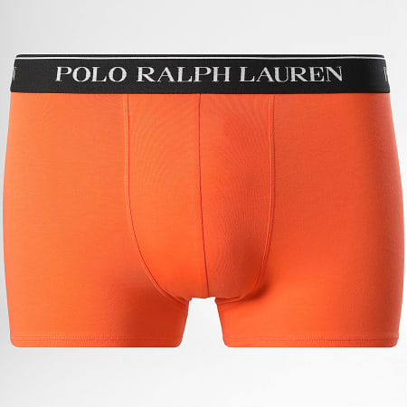 Polo Ralph Lauren - Lot De 3 Boxers Noir Beige Chiné Orange