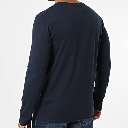 Teddy Smith - Tee Shirt Manches Longues Regular Fit 11017931D Bleu Marine