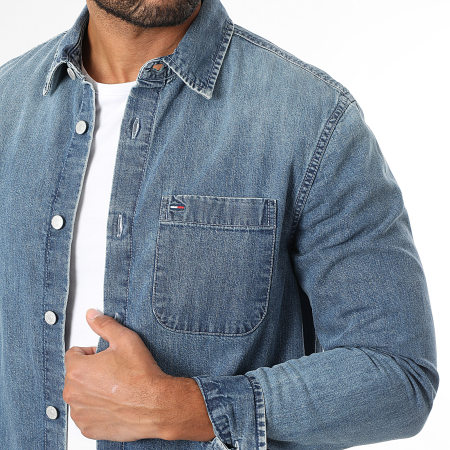 Tommy Jeans - Regular Fit 2121 Camisa vaquera azul de manga larga