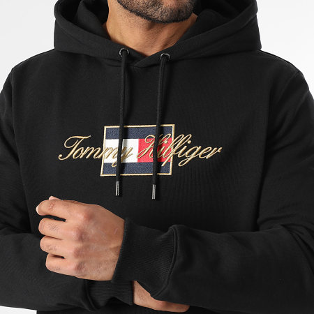 Tommy Hilfiger - Sweat Capuche Icon Gold 1502 Noir