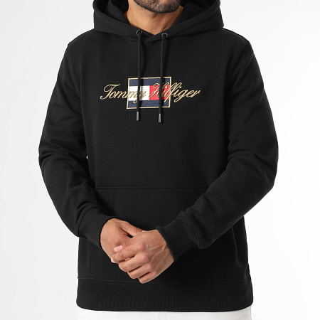 Tommy Hilfiger - Sweat Capuche Icon Gold 1502 Noir