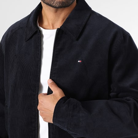 Tommy Hilfiger - Veste Réversible Zippée Ivy 0620 Bleu Marine Vert Kaki