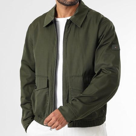 Ivy 0620 Reversible Zipped Jacket Navy Green Khaki