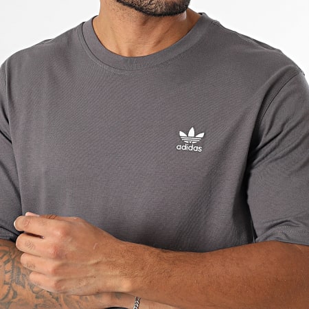 Adidas Originals - Tee Shirt Trefoil Essential JV5936 Gris Anthracite