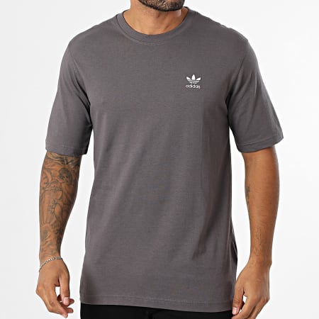 Adidas Originals - Tee Shirt Trefoil Essential JV5936 Gris Anthracite