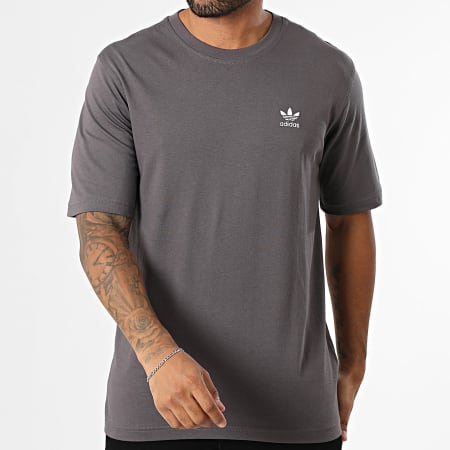 Adidas Originals - Tee Shirt Trefoil Essential JV5936 Gris Anthracite
