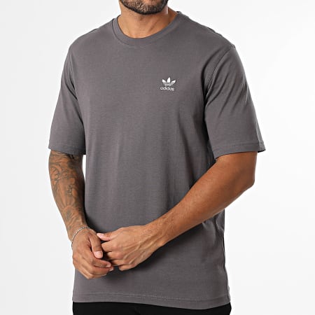 Adidas Originals - Tee Shirt Trefoil Essential JV5936 Gris Anthracite