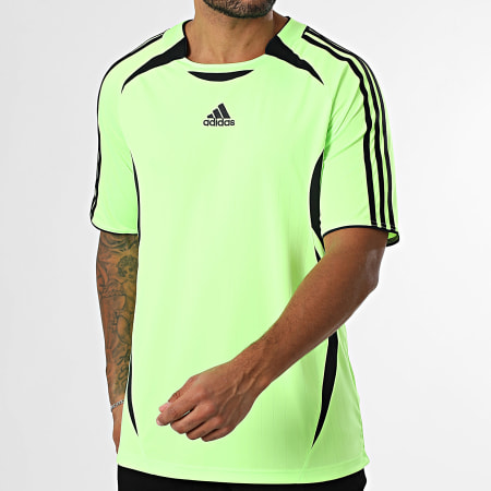 Adidas Sportswear - Tee Shirt A Bandes Teamgeist JX1538 Vert Fluo