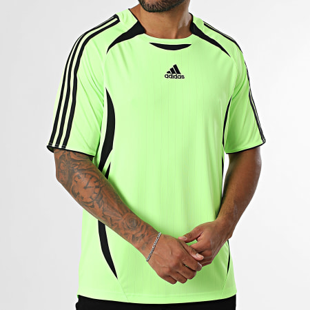 Adidas Sportswear - Tee Shirt A Bandes Teamgeist JX1538 Vert Fluo