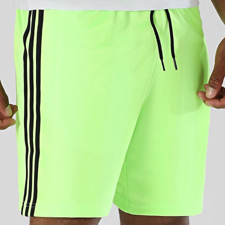 Adidas Originals - Short Jogging A Bandes Jacquard JW5928 Vert Fluo