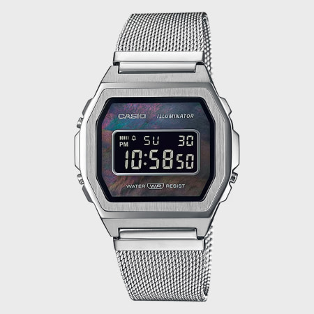 Casio - Montre Femme Vintage A1000M-1BEF Argent