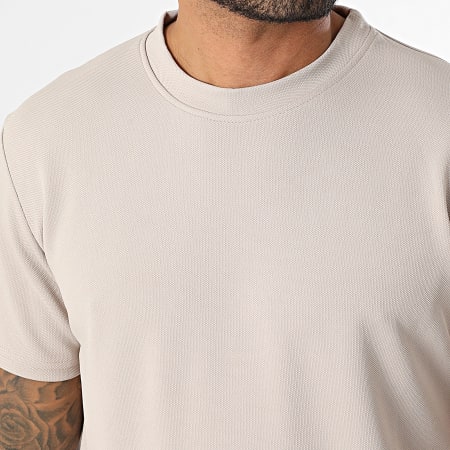 Frilivin - Ensemble Tee Shirt Oversize Large et Pantalon 653 Beige