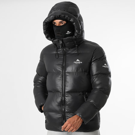 Helvetica - Doudoune Capuche Frost Noir