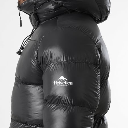Helvetica - Doudoune Capuche Edge Noir