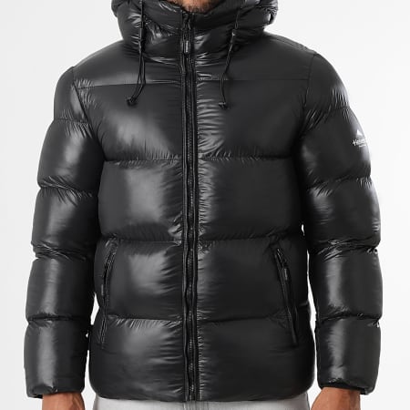 Helvetica - Doudoune Capuche Edge Noir