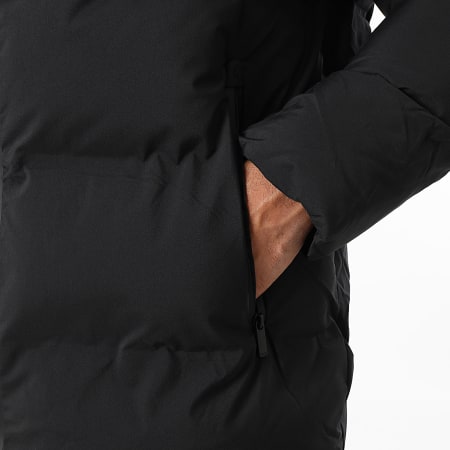 Khujo - Doudoune Longue Capuche Unie Caius 3 Noir