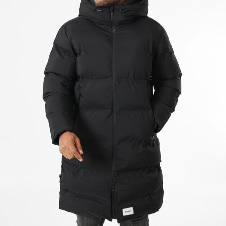 Khujo - Doudoune Longue Capuche Unie Caius 3 Noir