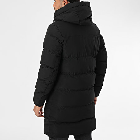 Kymaxx - Doudoune Capuche Longue Noir