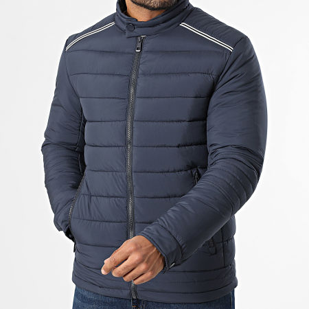 Kymaxx - Plumífero Zippée Azul Marino