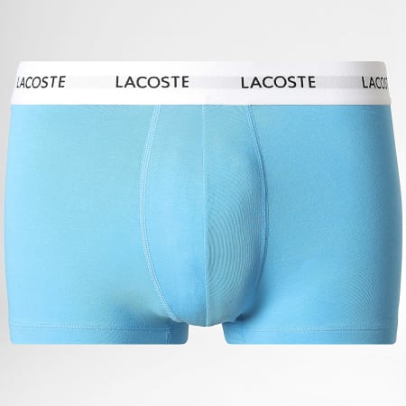 Lacoste - Lot De 3 Boxers Classic Bleu Marine Bleu Clair