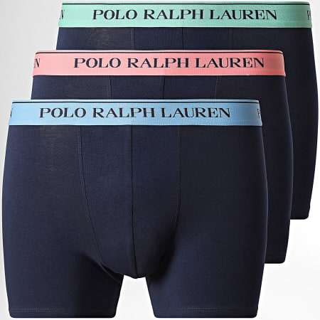 Polo Ralph Lauren - Lot De 3 Boxers Bleu Marine