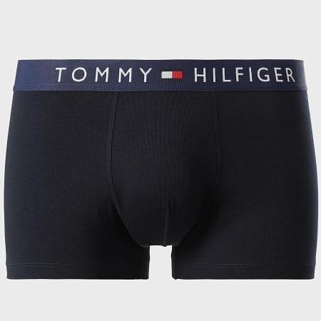 Tommy Hilfiger - Lot De 3 Boxers 3181 Bleu Marine Bleu Clair Beige Foncé