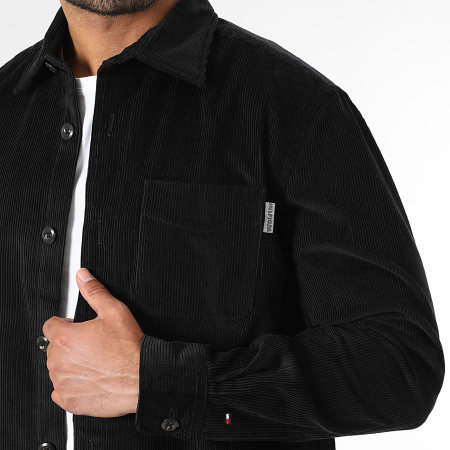 Tommy Hilfiger - Surchemise Relaxed Fit Côtelée Corduroy 0489 Noir