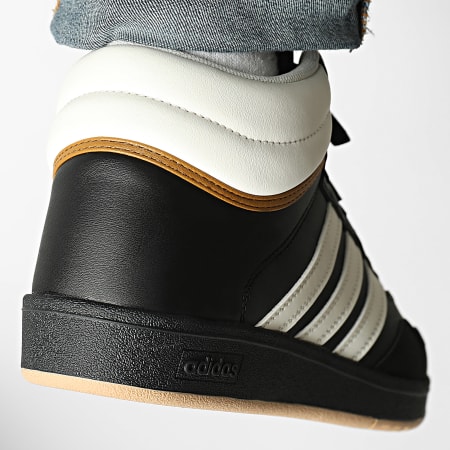 Adidas Sportswear - Baskets Montantes Hoops 4.0 JQ5357 Core Black Footwear White Bronze Strata