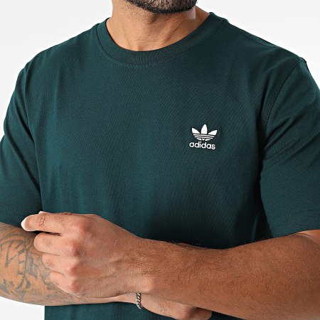 Adidas Originals - Tee Shirt Trefoil Essential JZ3586 Vert Bouteille