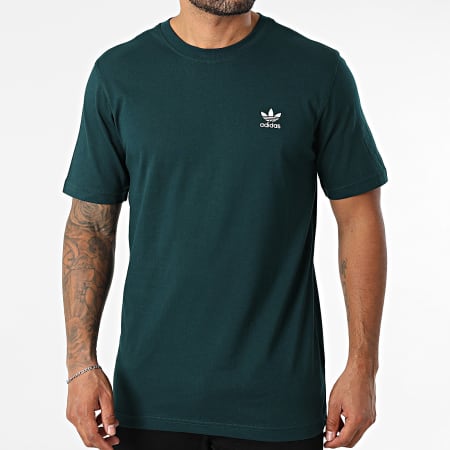 Adidas Originals - Tee Shirt Trefoil Essential JZ3586 Vert Bouteille