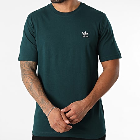 Adidas Originals - Tee Shirt Trefoil Essential JZ3586 Vert Bouteille