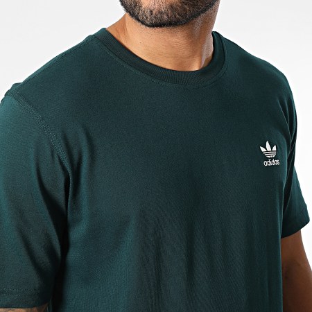 Adidas Originals - Tee Shirt Trefoil Essential JZ3586 Vert Bouteille