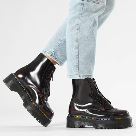 Dr Martens - Botas para mujer Sinclair 25233600 Cherry Red